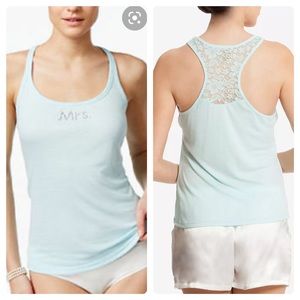 New Linea Donatella Bridal Mrs tank top racer back